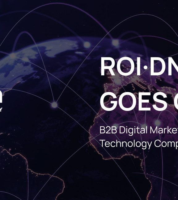 image of globe with ROI goes global text