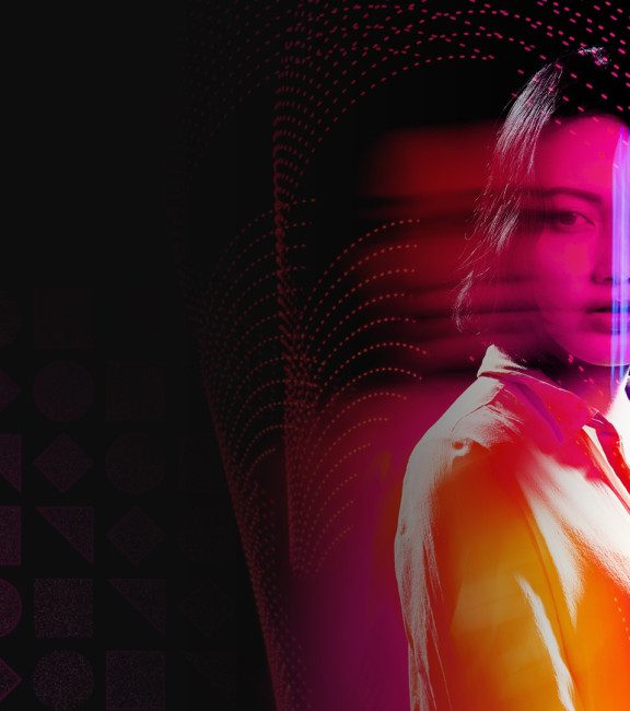 image of woman with aura and background careers at Hotwire
