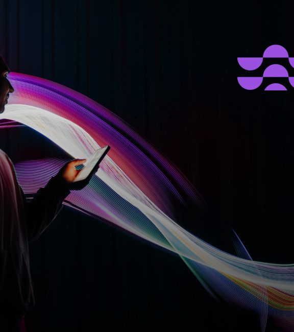 image of woman with shapes AI visibility