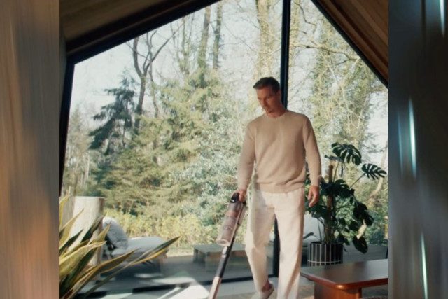 image of man with vacuum